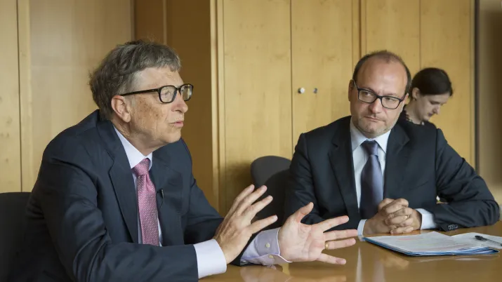 Rencontre entre Bill Gates et Rémy Rioux