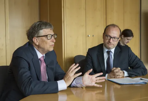 Meeting Bill Gates and Rémy Rioux